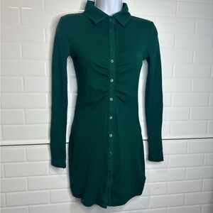 BP Forest Green Long Sleeve Dress